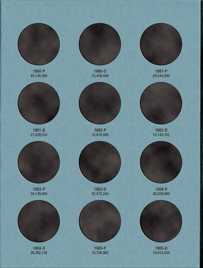 Whitman Folder: Kennedy Half Dollars #1: 1964-1985 #9699