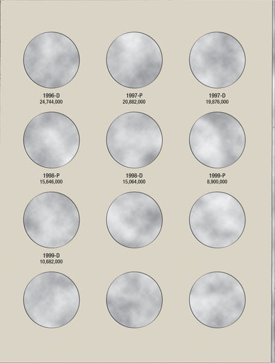Harris Folder: Kennedy Half Dollars #2 1985-1999 #2697