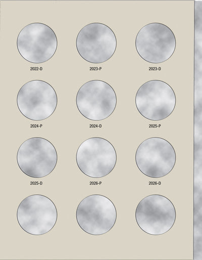 Harris Folder: Kennedy Half Dollars #4 - Starting 2017 #4686