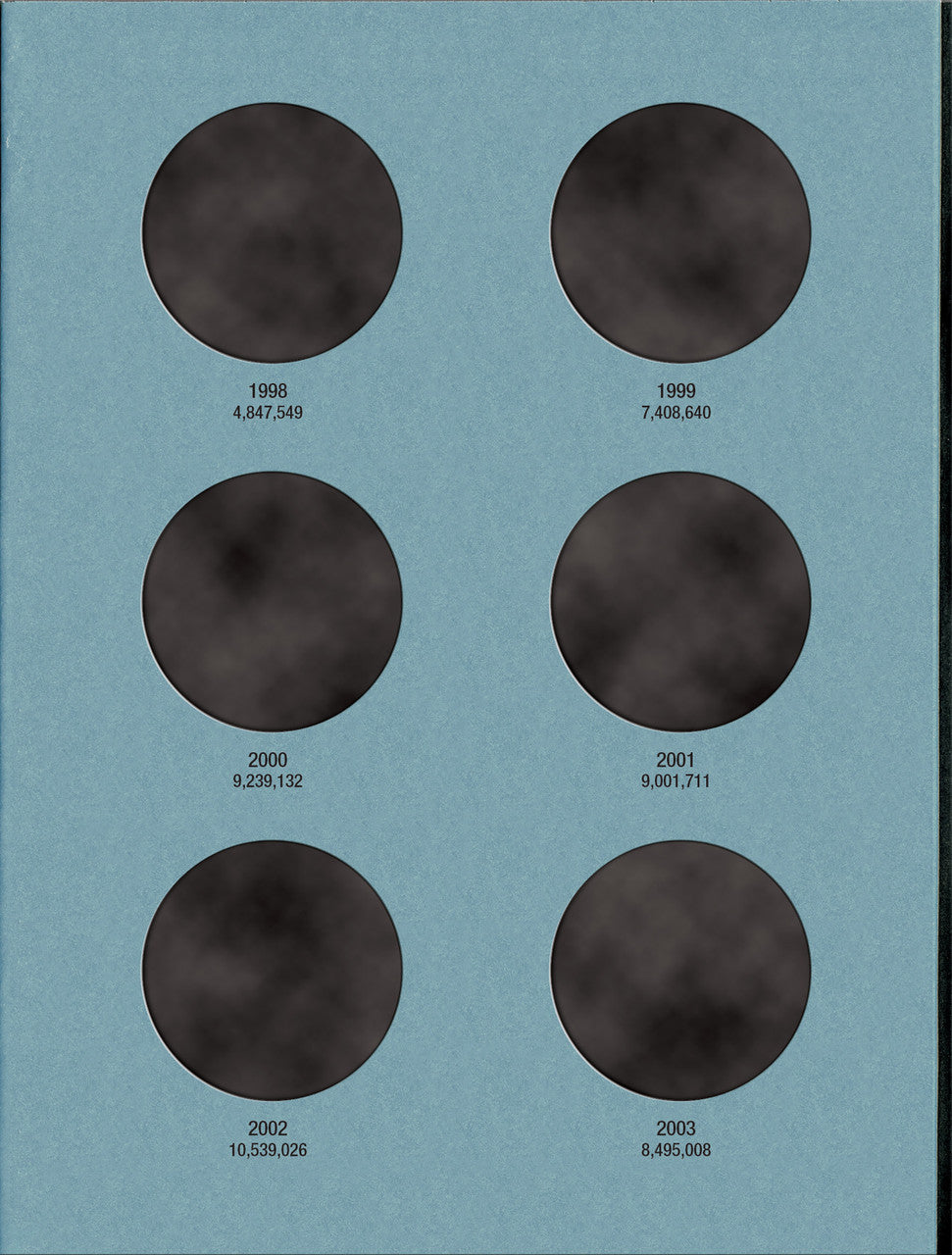 Whitman American Silver Eagles Folder, Volume One 1986-2003 #4905