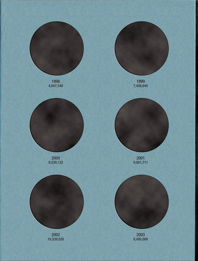 Whitman American Silver Eagles Folder, Volume One 1986-2003 #4905