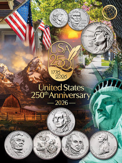 Whitman Folder: United States 250th Anniversary Collection: 2026 (Single Mint) Full Color #5535