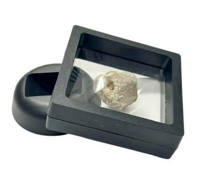 3D Black Floating Diagonal  Frame Display Case With Stand  -  SMALL