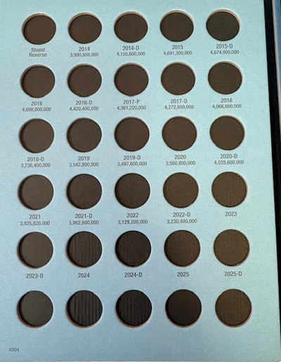 Whitman Folder: Lincoln Cents #4 2014- #4004