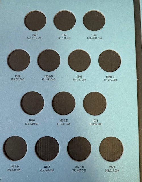 Whitman Folder: Washington Quarters #3: 1965-1987 #9040 - JP's Corner