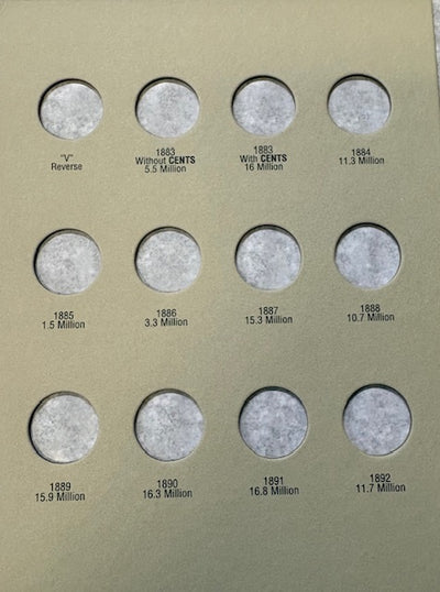 Harris Folder: Liberty Head Nickels 1883-1912 #2677