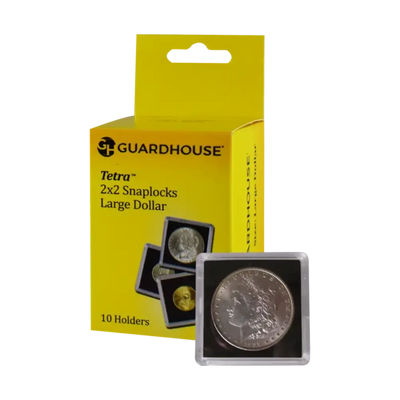GuardHouse Tetra 2x2 Snaplocks for Silver Dollars 38.1mm or 1.50"