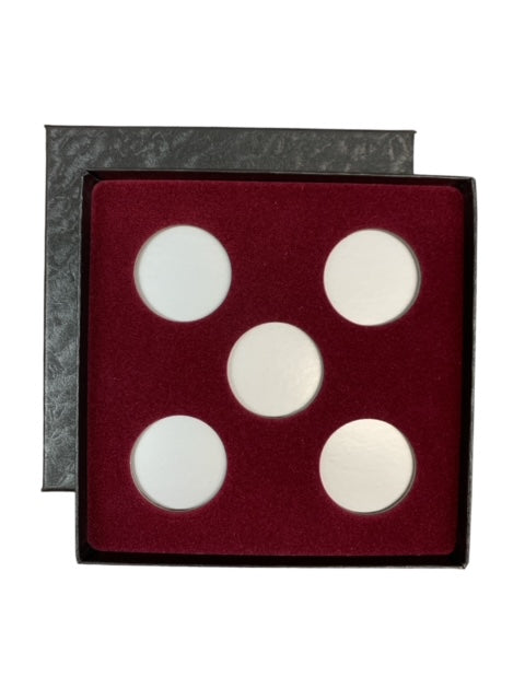 PB4 With Card for 5 Model A Air-tite Capsules / Burgundy / CLOSEOUT