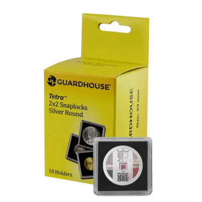 GuardHouse Tetra 2x2 Snaplocks for Silver Rounds 39mm or 1.535"