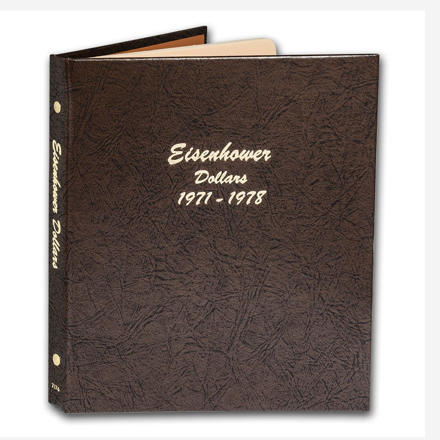 Dansco Album #7176 for Eisenhower Dollars: 1971-1978