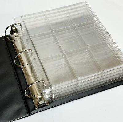 BCW 3" Binder INCLUDES -  5 Guardhouse Coin Slab Pages