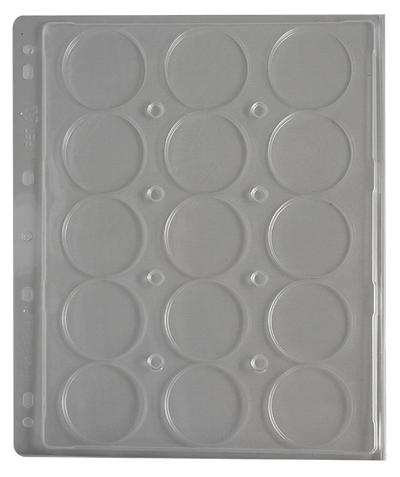 BCW 3" Binder INCLUDES -  6 Guardhouse Extra Large or Model I Coin Capsule Pages