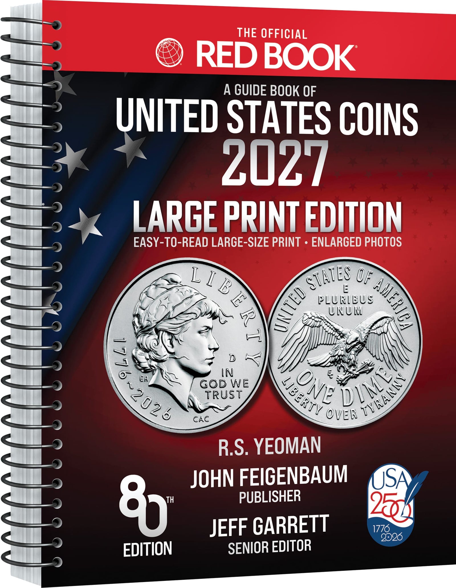 Whitman Red Book Large Print 2027 - PRE-SALE