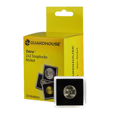 GuardHouse Tetra 2x2 Snaplocks for Nickels 21.2mm or .835"