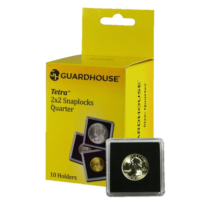 GuardHouse Tetra 2x2 Snaplocks for Quarters 24.3mm or .957"