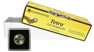 GuardHouse Tetra 2x2 Snaplocks for Quarters 24.3mm or .957"