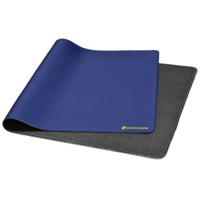 Desk Mat with Stitched Edges - 14 x 24 (Cobalt Blue) - 668755