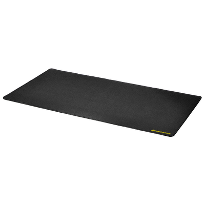 Desk Mat with Stitched Edges - 14 x 24 (Black) - 668757
