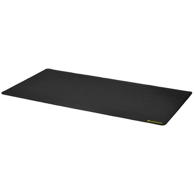 Desk Mat with Stitched Edges - 15.75 x 31.5 (Black) - 668760