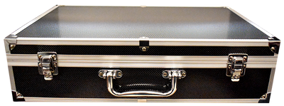 Falcon Series 100 Slab Box - Front Handle - Diamond Pattern / Black - 668895