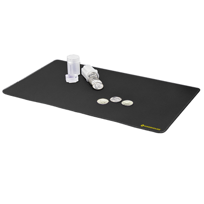 Desk Mat with Stitched Edges - 14 x 24 (Black) - 668757