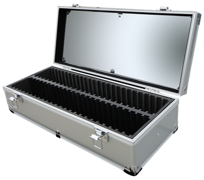 Guardhouse Aluminum 50 Capacity Storage Box Clear Top, Item # 29950 - SCRATCH & DENT