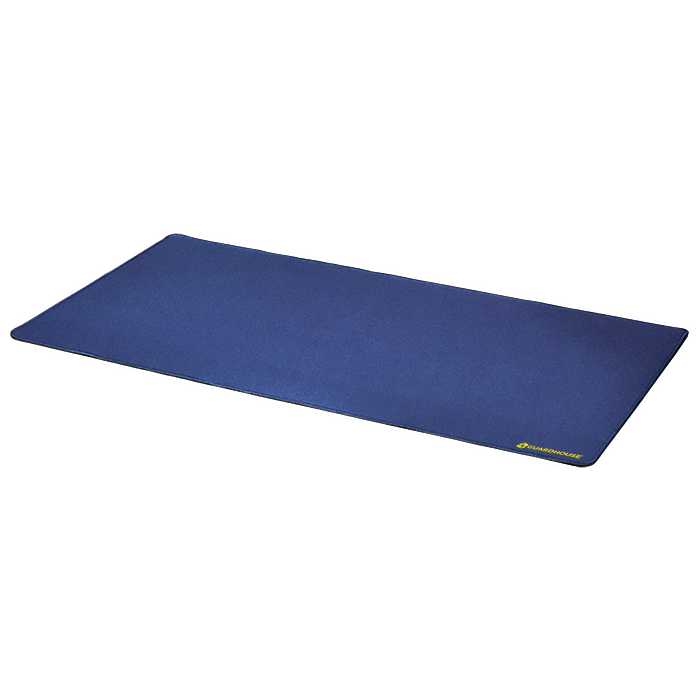 Desk Mat with Stitched Edges - 14 x 24 (Cobalt Blue)