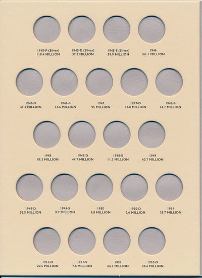 Littleton Folder: Jefferson Nickels 1938-1961 LCF25