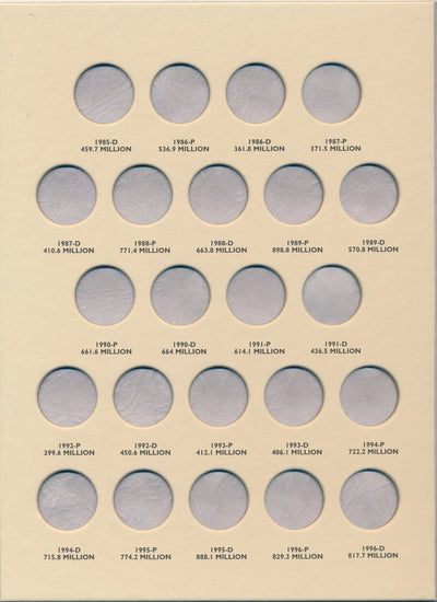 Littleton Folder: Jefferson Nickels 1962-1996 LCF2