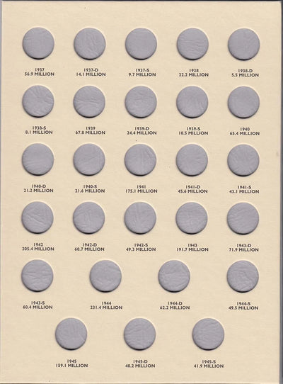 Littleton Folder: Mercury Dimes 1916-1945 LCF20