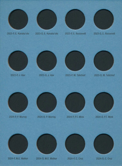 Whitman Folder: Crossing the Delaware and American Women Quarters Collection - #4950