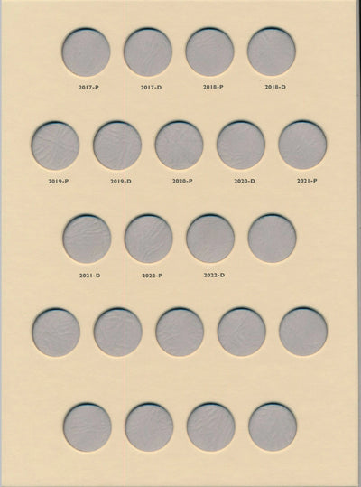 Littleton Folder: Jefferson Nickels 2017- LCF48