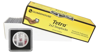 GuardHouse Tetra 2x2 Snaplocks for Silver Rounds 39mm or 1.535"