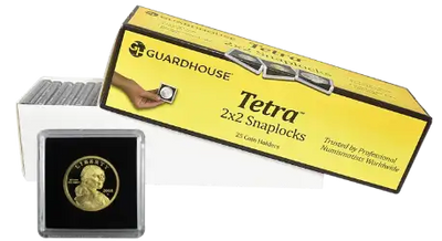 GuardHouse Tetra 2x2 Snaplocks for SBA/Sac/Presidential Dollars 26.5mm or 1.043"