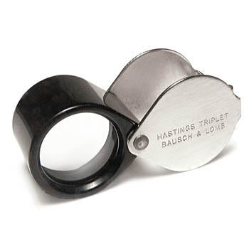 Hastings Triplet Loupe, 10x Jewelers Loupe