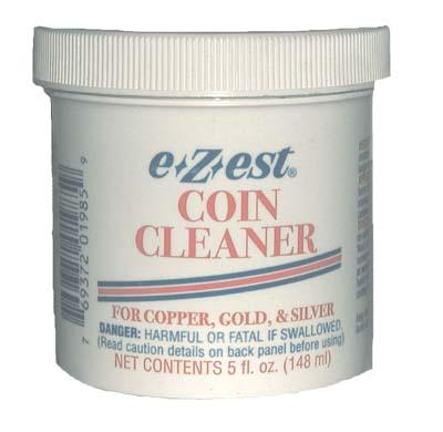 EZ Est Coin Cleaner, Liquid Tarnish Remover