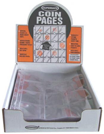 SuperSafe 12 Pocket Pages: 2.5 x2.5s / Crown