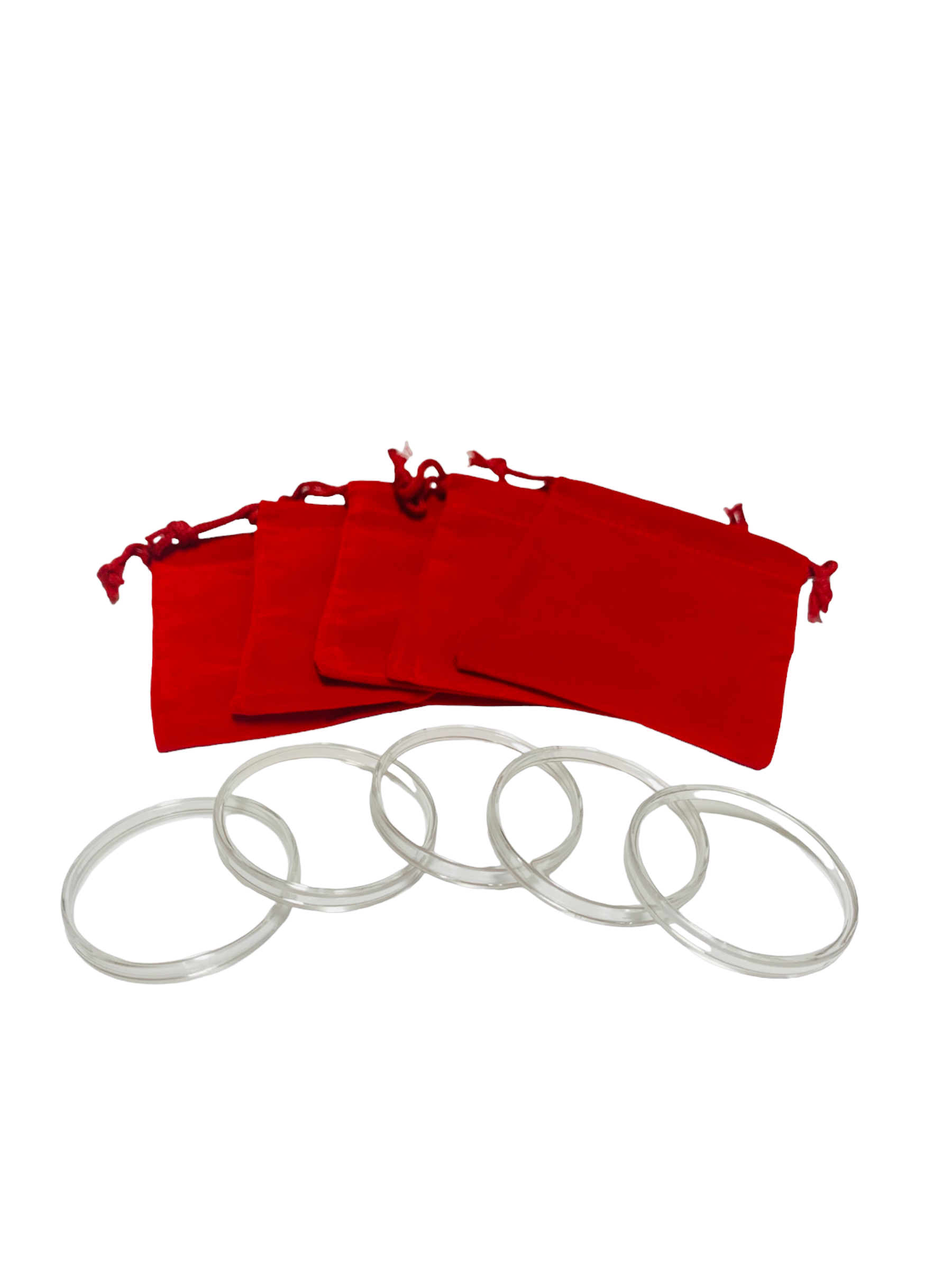Bundle H - 5 -H40's and 5- Red Velour Bags - JP's Corner