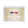 HE Harris Frosty Case: American Women Quarter : 2 Hole - 24mm