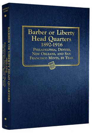 Whitman Albums: Barber/Liberty Quarters -1892-1916 #9120