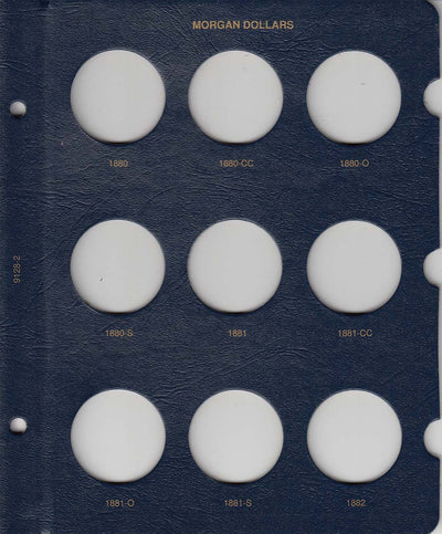 Whitman Albums: Morgan Silver Dollars -1878-1891 #9128