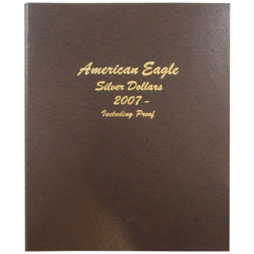 Dansco Album #8182 for American Silver Eagles w/proofs 2007-