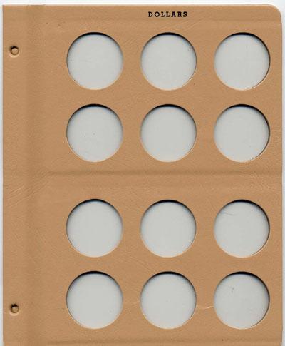 Dansco Album - Blank Page Silver Dollars