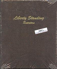 Dansco Album #7132 for Liberty Standing Quarters: 1916-1930