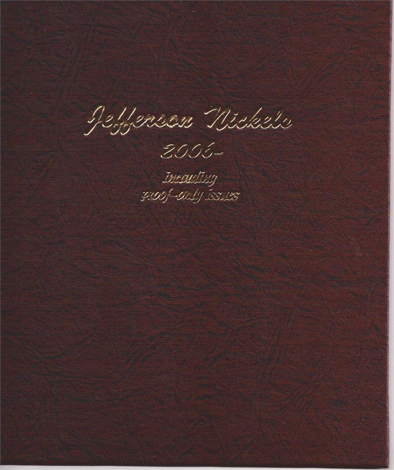 Dansco Album #8113 for Jefferson Nickels: 1938-Date w/proofs - JP's Corner