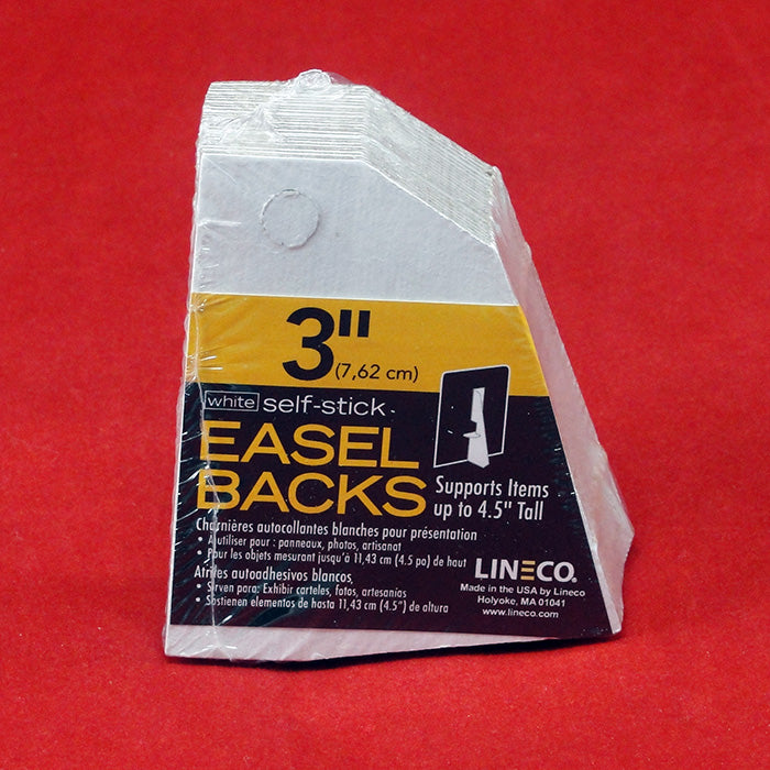 Lineco 3" White Easel Backs