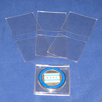 Frame-A-Coin Non Plasticized Coin Flips 1½" x  1½" w/ inserts 60UN