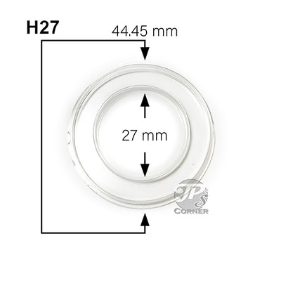 H27 Direct Fit Air-Tite Coin Capsule Measurement Guide