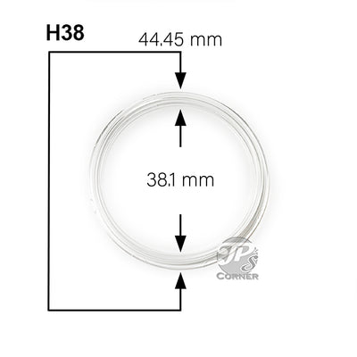 Direct Fit Air-Tite H38 Large Dollar Coin Capsule Measurement Guide