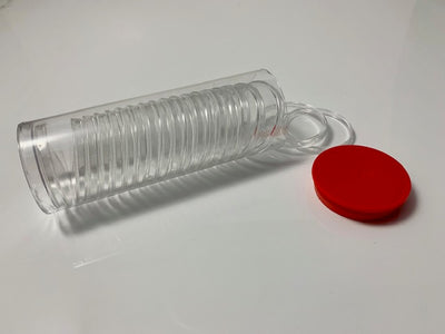 Coin Capsule Storage Tubes for Model "H" Air-Tites #RED7803